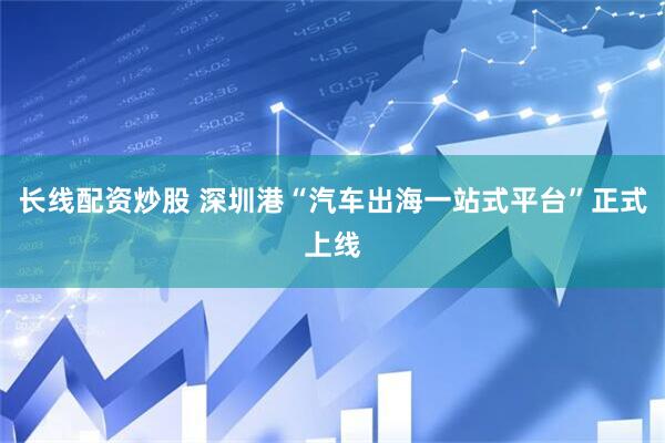 长线配资炒股 深圳港“汽车出海一站式平台”正式上线